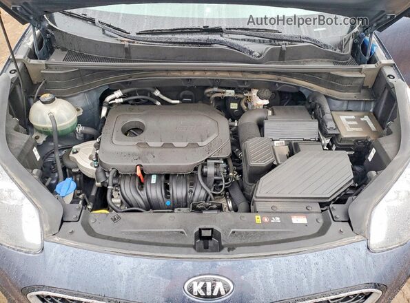 KNDPM3AC8M7857192 2021 KIA SPORTAGE Blue Вид підкапотного простору