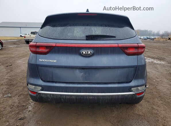 KNDPM3AC8M7857192 2021 KIA SPORTAGE Blue Вид ззаду