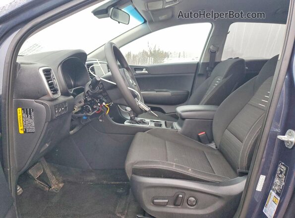 KNDPM3AC8M7857192 2021 KIA SPORTAGE Blue Вид салону спереду