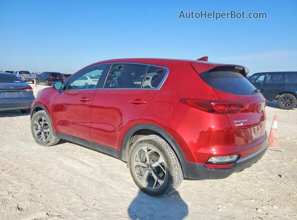KNDPM3AC8M7859511 2021 KIA SPORTAGE Red Հետևի ձախ