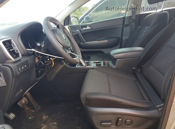 KNDPM3AC8M7890838 2021 KIA SPORTAGE Gray Вид салону спереду