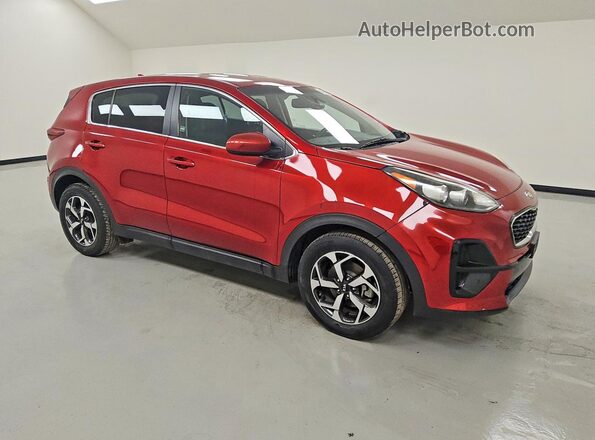 KNDPM3AC9M7884823 2021 KIA SPORTAGE Red Передня права чверть