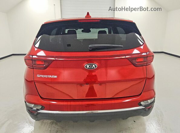 KNDPM3AC9M7884823 2021 KIA SPORTAGE Red Вид ззаду