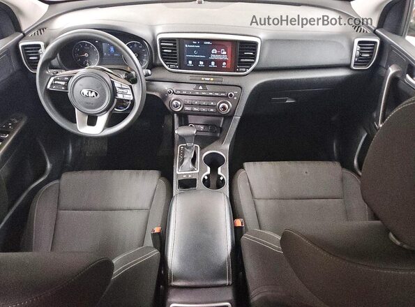 KNDPM3AC9M7884823 2021 KIA SPORTAGE Red Вид панелі приладів