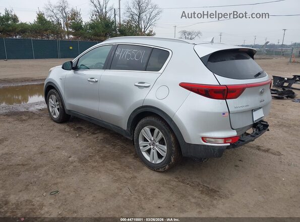 KNDPMCAC0H7043379 2017 KIA SPORTAGE Silver Հետևի ձախ