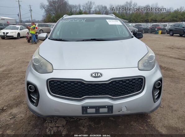 KNDPMCAC0H7043379 2017 KIA SPORTAGE Silver Սալոնի հետևի տեսք