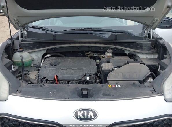 KNDPMCAC0H7043379 2017 KIA SPORTAGE Silver Հետևի տեսք