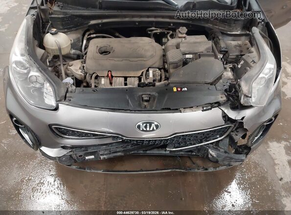 KNDPMCAC0J7445408 2018 KIA SPORTAGE Gray Вид ззаду