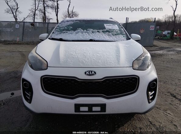KNDPMCAC0K7495131 2019 KIA SPORTAGE White Առջևի վահանակի տեսք