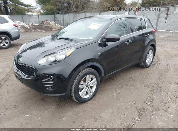 KNDPMCAC1K7613428 2019 KIA SPORTAGE Черный Передняя левая четверть