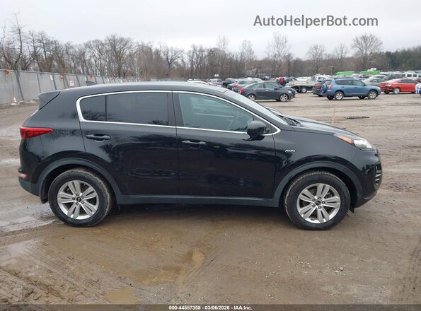 KNDPMCAC1K7613428 2019 KIA SPORTAGE Черный Вид задней части салона