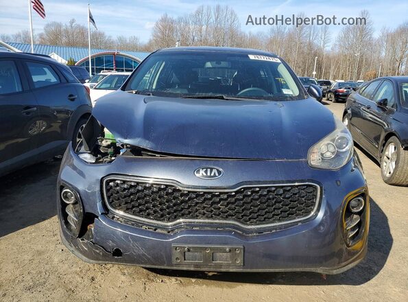KNDPMCAC2H7188469 2017 KIA SPORTAGE Blue წინა ხედი