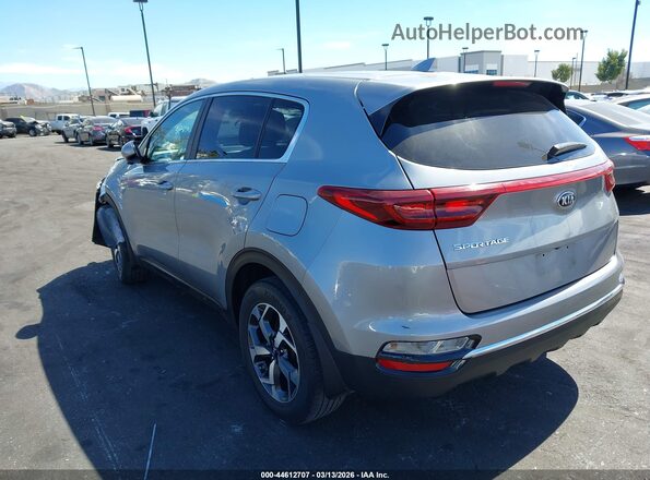 KNDPMCAC2M7943131 2021 KIA SPORTAGE Silver Trasero izquierdo