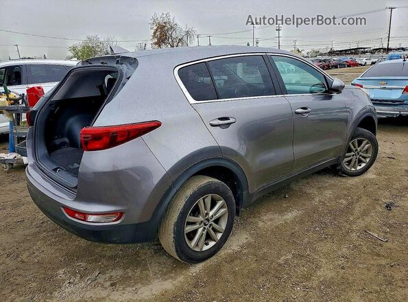 KNDPMCAC3H7178484 2017 KIA SPORTAGE Gray Trasero derecho