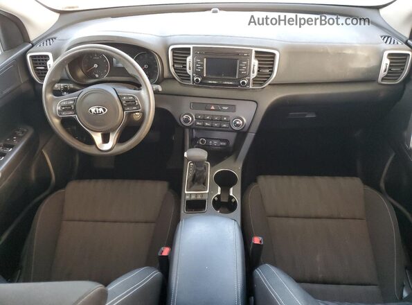 KNDPMCAC3K7609350 2019 KIA SPORTAGE White Առջևի վահանակի տեսք