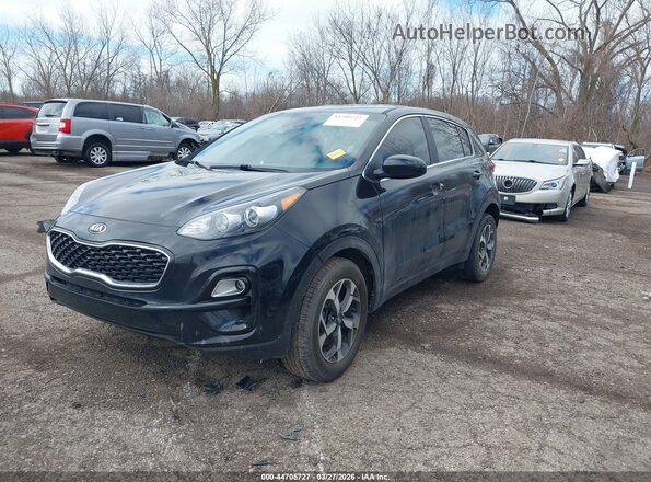 KNDPMCAC3N7951918 2022 KIA SPORTAGE Black Передня ліва чверть
