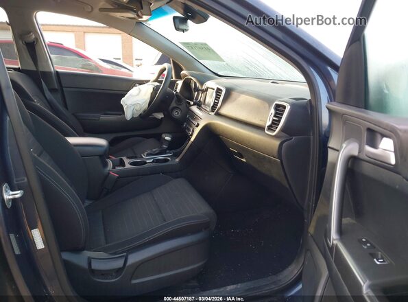 KNDPMCAC4J7393619 2018 KIA SPORTAGE Blue წინა სალონის ხედი