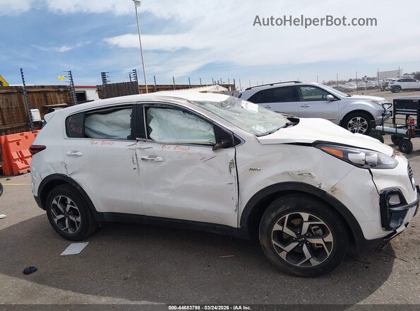 KNDPMCAC5L7721598 2020 KIA SPORTAGE White უკანა სალონის ხედი