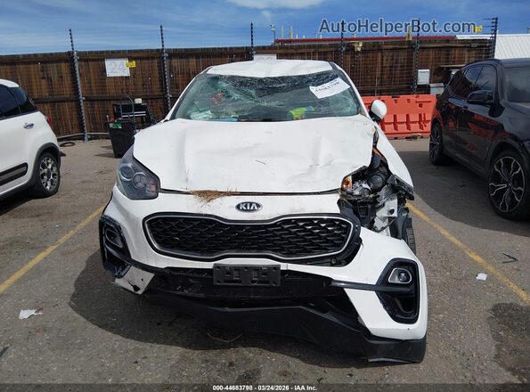 KNDPMCAC5L7721598 2020 KIA SPORTAGE White ხელსაწყოთა პანელის ხედი