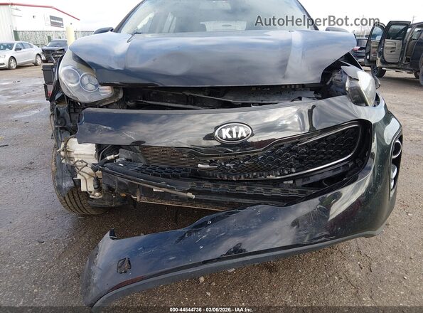 KNDPMCAC6J7486156 2018 KIA SPORTAGE Black წინა ხედი