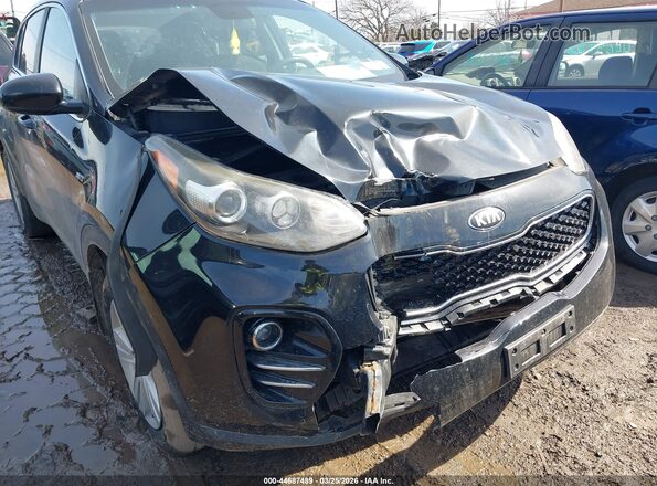 KNDPMCAC6K7550214 2019 KIA SPORTAGE Black Front view