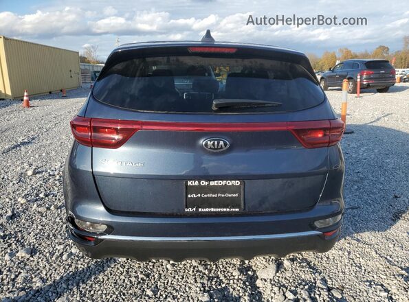 KNDPMCAC8N7014904 2022 KIA SPORTAGE Синий Вид сзади