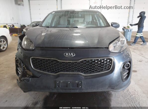 KNDPMCAC9J7326871 2018 KIA SPORTAGE Blue Вид щитка приладів