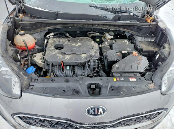 KNDPMCAC9N7973616 2022 KIA SPORTAGE Gray ძრავის განყოფილების ხედი