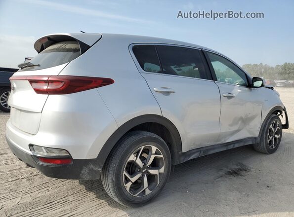 KNDPMCACXM7914802 2021 KIA SPORTAGE Silver Задня права чверть