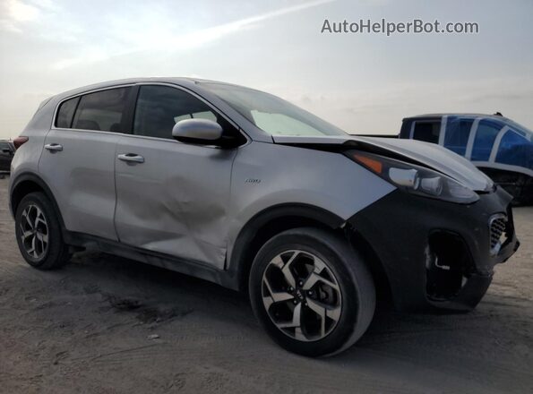 KNDPMCACXM7914802 2021 KIA SPORTAGE Silver Передня права чверть