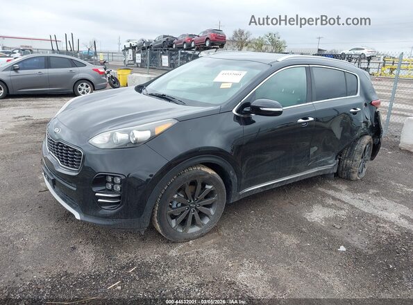 KNDPN3AC8K7569828 2019 KIA SPORTAGE Black Przód lewy