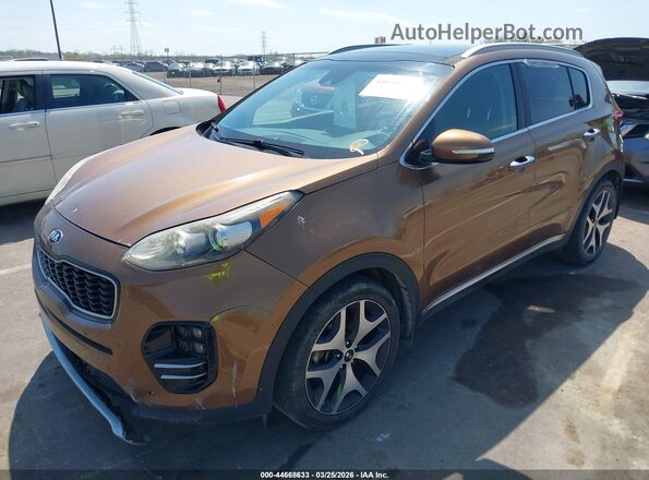 KNDPR3A60H7068326 2017 KIA SPORTAGE Champagne Передняя левая четверть