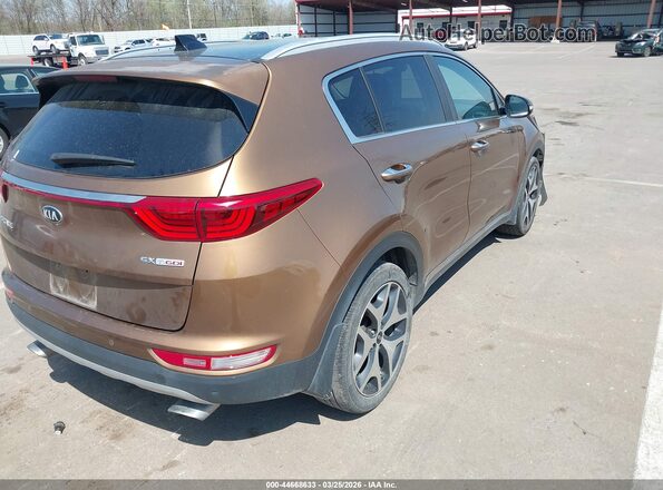 KNDPR3A60H7068326 2017 KIA SPORTAGE Champagne Задняя правая четверть