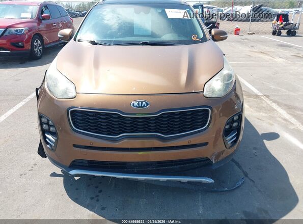 KNDPR3A60H7068326 2017 KIA SPORTAGE Champagne Вид задней части салона
