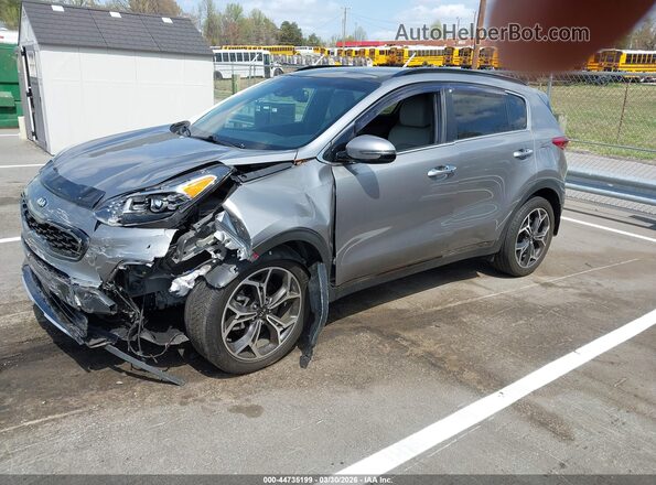 KNDPR3A69L7713788 2020 KIA SPORTAGE Gray Przód lewy
