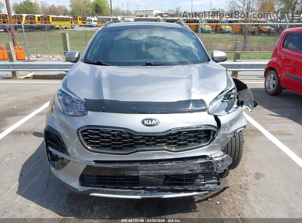 KNDPR3A69L7713788 2020 KIA SPORTAGE Gray Widok zestawu wskaźników