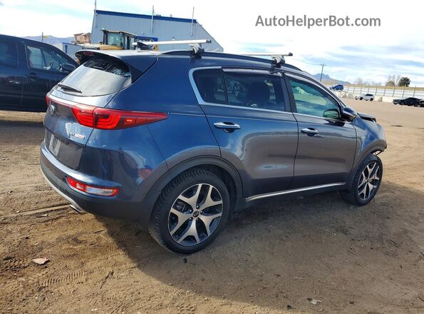 KNDPRCA67K7568572 2019 KIA SPORTAGE Blue 
