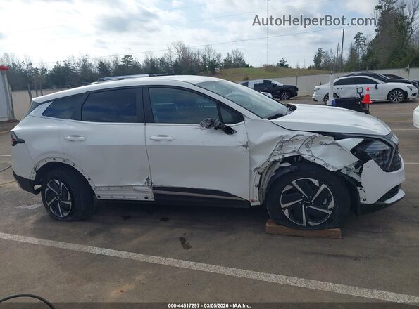 KNDPU3DG2S7186789 2025 KIA SPORTAGE HYBRID White Widok wnętrza z tyłu