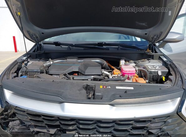 KNDPU3DG5R7140349 2024 KIA SPORTAGE HYBRID Gray Widok z tyłu