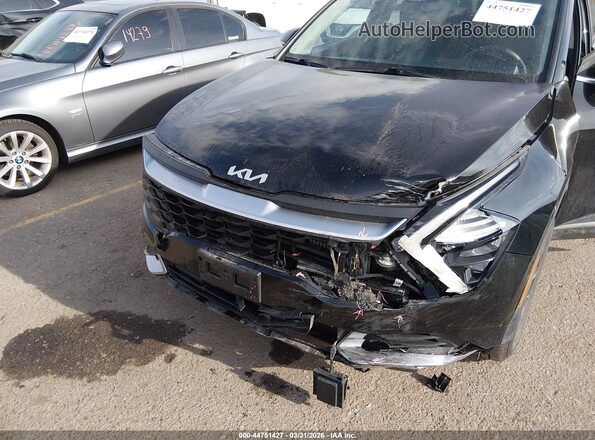 KNDPUCAG7P7061797 2023 KIA SPORTAGE HYBRID Black Widok z przodu
