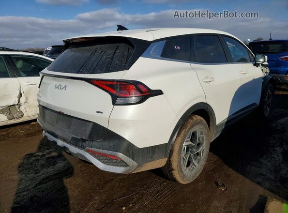 KNDPUCDF7S7352909 2025 KIA SPORTAGE White Задня права чверть
