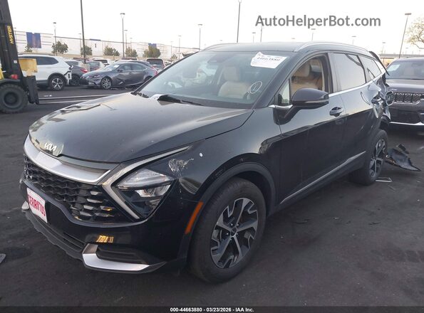 KNDPVCAG2P7057072 2023 KIA SPORTAGE HYBRID Black Vista tres cuartos delantera izquierda