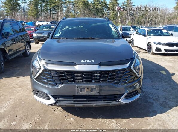 KNDPVCAG3P7031645 2023 KIA SPORTAGE HYBRID Gray Rear interior view