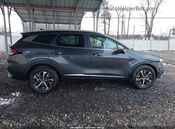 KNDPVCAG7P7099527 2023 KIA SPORTAGE HYBRID Gray Widok wnętrza z tyłu