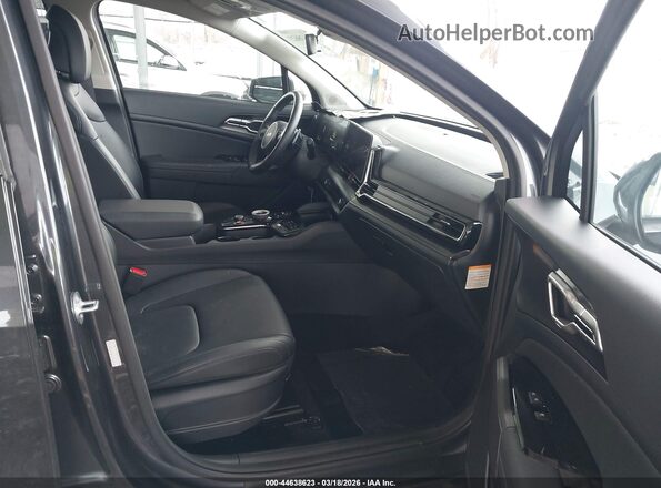 KNDPVCAG7P7099527 2023 KIA SPORTAGE HYBRID Gray Widok wnętrza z przodu