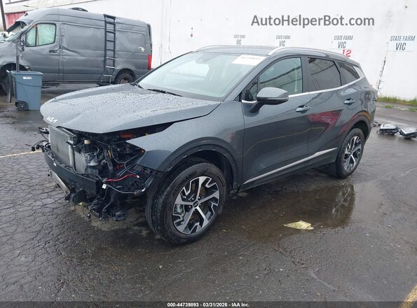 KNDPVCDG1S7201196 2025 KIA SPORTAGE HYBRID Black Front left