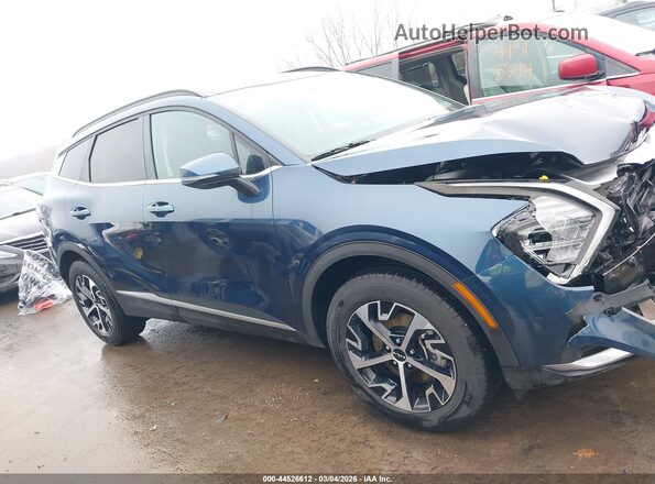 KNDPVCDGXR7147343 2024 KIA SPORTAGE HYBRID Blue უკანა სალონის ხედი