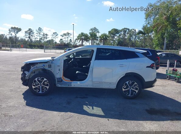 KNDPVCDGXS7253961 2025 KIA SPORTAGE HYBRID White Vista interior de 360 grados