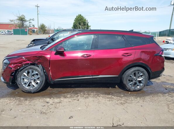 KNDPXCDG2S7184595 2025 KIA SPORTAGE HYBRID Maroon წინა ხედი