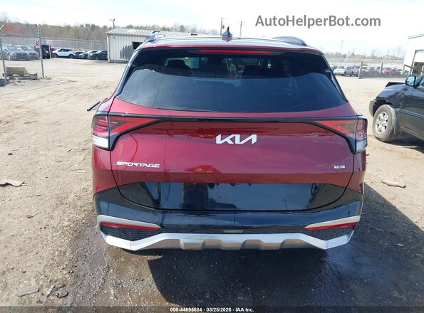KNDPXCDG2S7184595 2025 KIA SPORTAGE HYBRID Maroon 